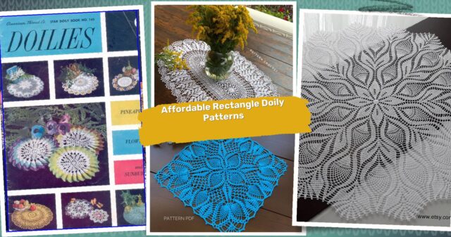 38 Rectangle Doily Crochet Patterns: Beautify Your Home Easily and Affordably