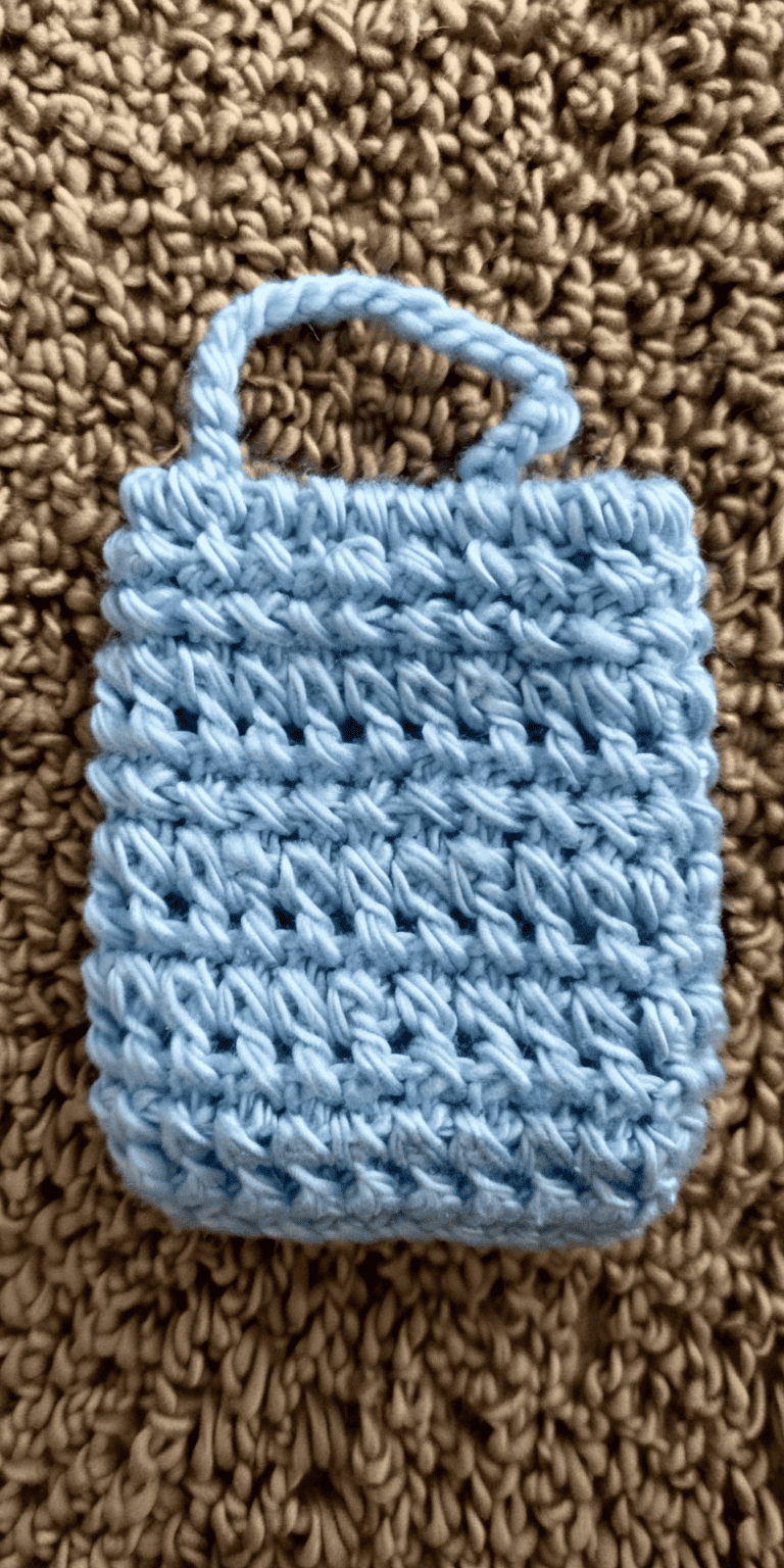 Crochet Pattern for Soap Saver Face Scrubbies