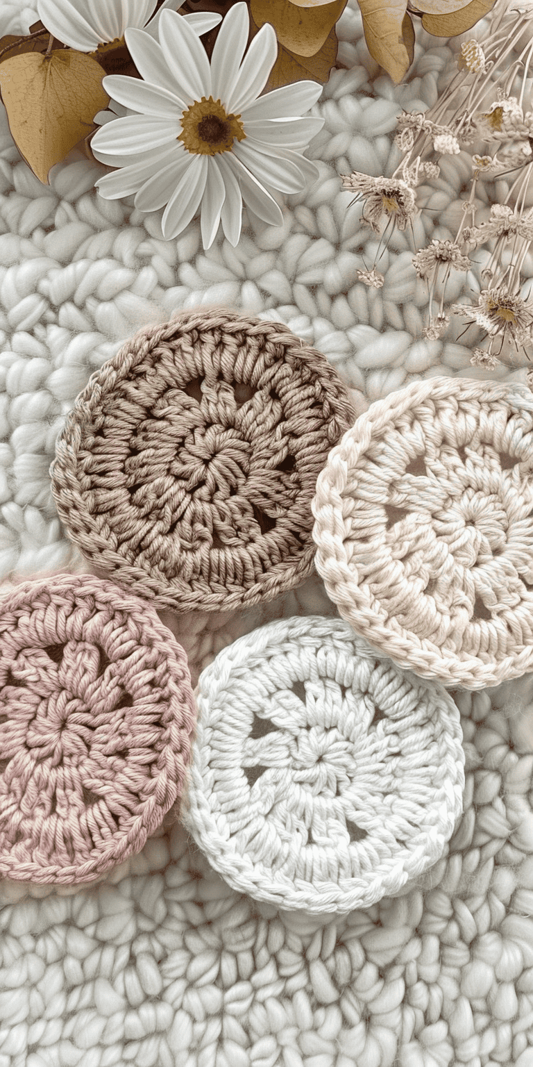 Face Scrubbies Crochet Pattern in EnglishSwedish