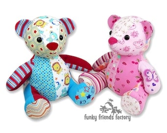 Melody Memory Bear Crochet Pattern PDF