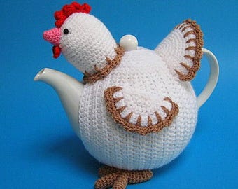Easter Chicken Teapot Cover Crochet Pattern