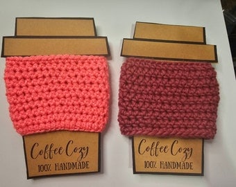 Crochet Coffee Cozy Holder Pattern PDF