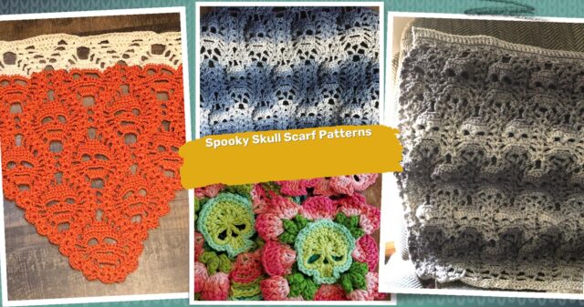40 Skull Scarf Crochet Pattern: Add a Spooky Twist to Your Crafting Skills!