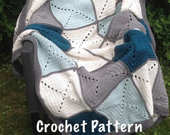 Granny Square Crochet Blanket Pattern