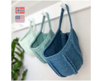 Boho Crochet Hanging Plant Basket Pattern