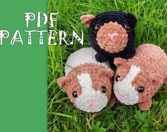Crochet Guinea Pig PDF Amigurumi Pattern