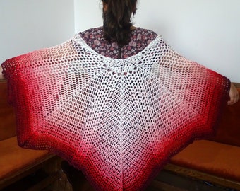Flutterby Effect Butterfly Crochet Shawl Pattern
