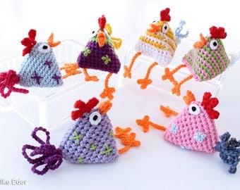 Sweet Little Chicks" Bilingual Crochet Pattern
