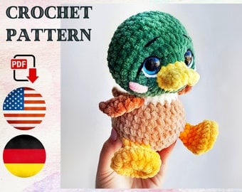 DIY Amigurumi Duck and Duckling Crochet Pattern