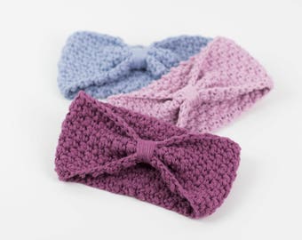 Easy Beginner Crochet Headband Pattern: Blueberry Dance