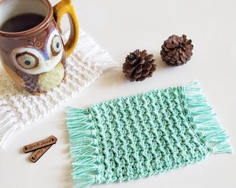 Penelope Mug Rug: Handmade Crochet Coaster Pattern