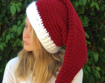 Deluxe Red Santa Hat Crochet Pattern