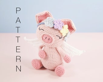 Pippa the Pig Angel Crochet Pattern