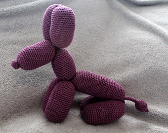 Crochet Pattern for Adorable Balloon Dog