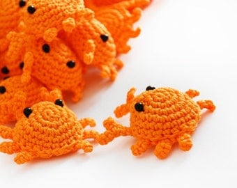Little Crab Amigurumi PDF with Cute Claws