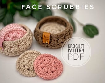 Jasmine Stitch Face Scrubbies & Basket Pattern