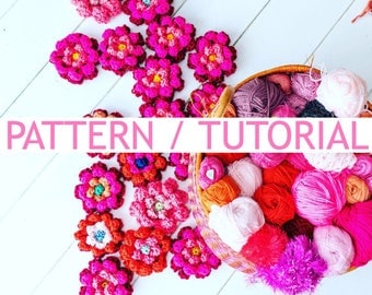 Lotus Flower Crochet Pattern: US/UK Variations