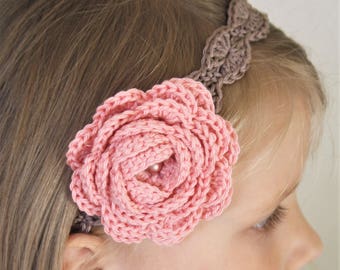 Crochet Rose Headband Pattern: DIY Accessory