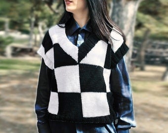 90's Gothic Jenna Sweater Vest Pattern