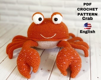 Red Crab Crochet Pattern: Sea Creature Tutorial