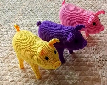 Beginner-Friendly Mini Pig Crochet Pattern & Tutorial