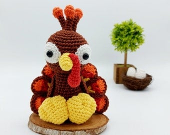 Ted the Silly Turkey Crochet Pattern