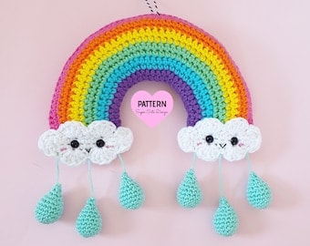 Rainbow Mobile Crochet & Amigurumi PDF Pattern
