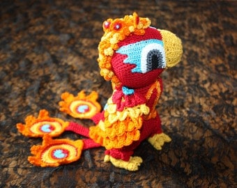 Blaze the Phoenix" Crochet Pattern