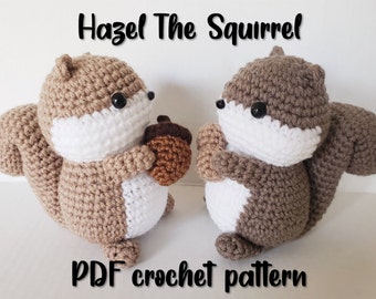 Crochet Your Own Hazel The Squirrel Pattern