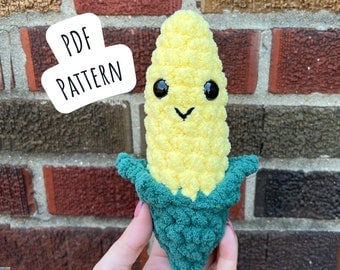 Crochet Corn Amigurumi Pattern: No Sew