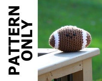 Amigurumi Football Crochet Pattern for Stuffed Animal