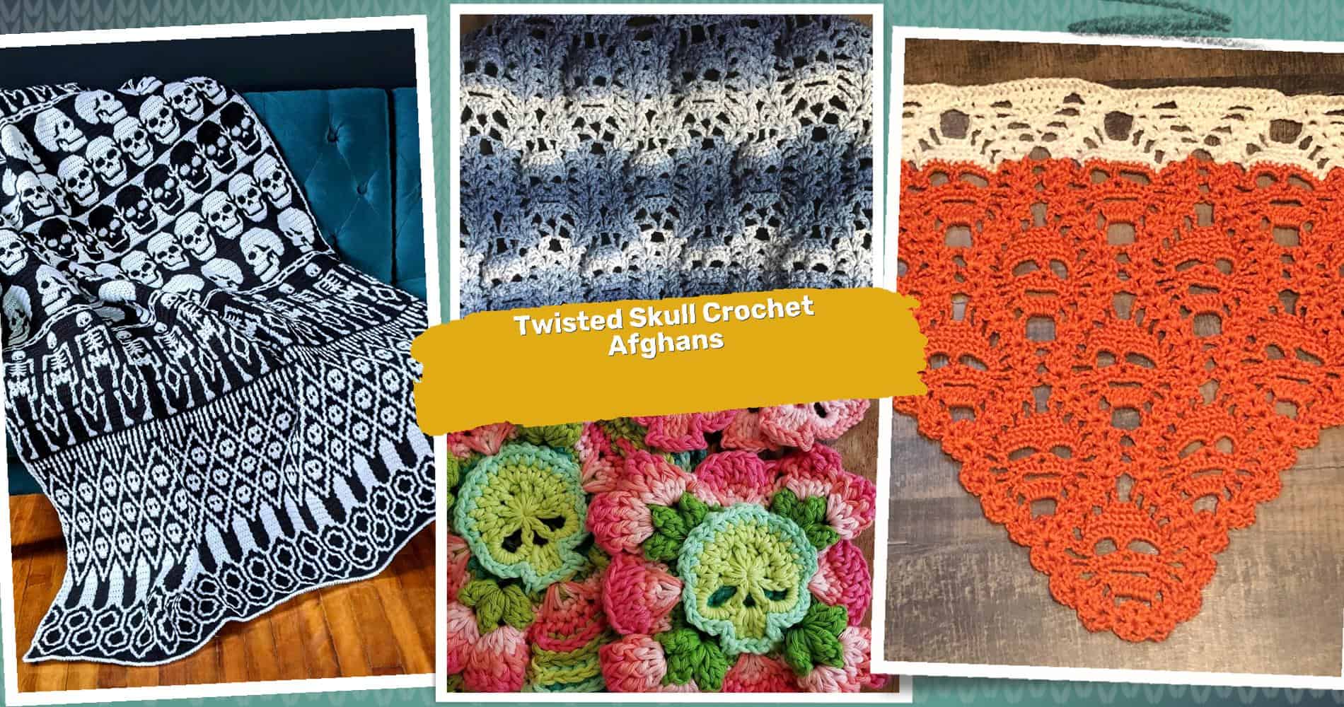37 Skull Blanket Crochet Patterns: Create Unique Afghans With A Twist!