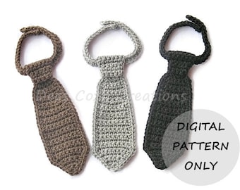 Crochet Necktie Pattern: Pdf for All Ages