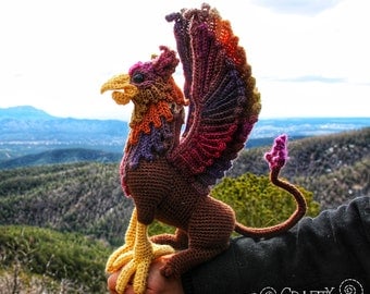 Amigurumi Griffin Crochet Pattern by Crafty Intentions