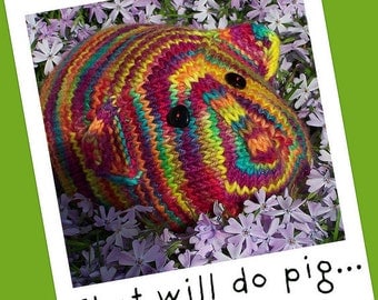 Stuffed Guinea Pig Knitting Pattern PDF