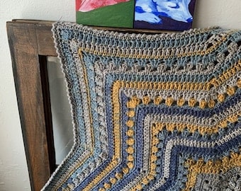Betty McKnit's 6-Day Star Crochet Blanket Pattern