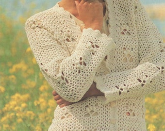 Crochet Pattern for Women's Summer Cardigan