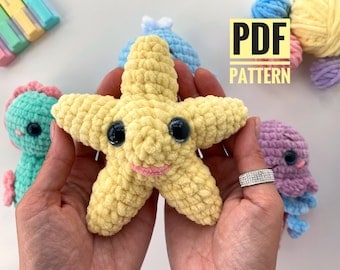 Starfish Amigurumi Crochet Pattern: Ocean Baby Gift