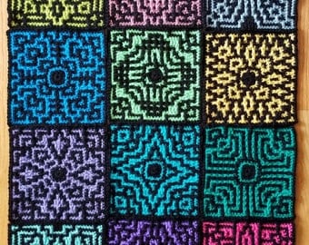 Flora Mosaic Crochet Patterns Set (12)