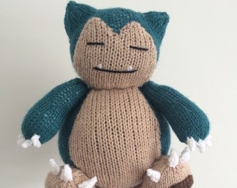 Snorlax Pokémon Amigurumi Knitting Pattern Plushie