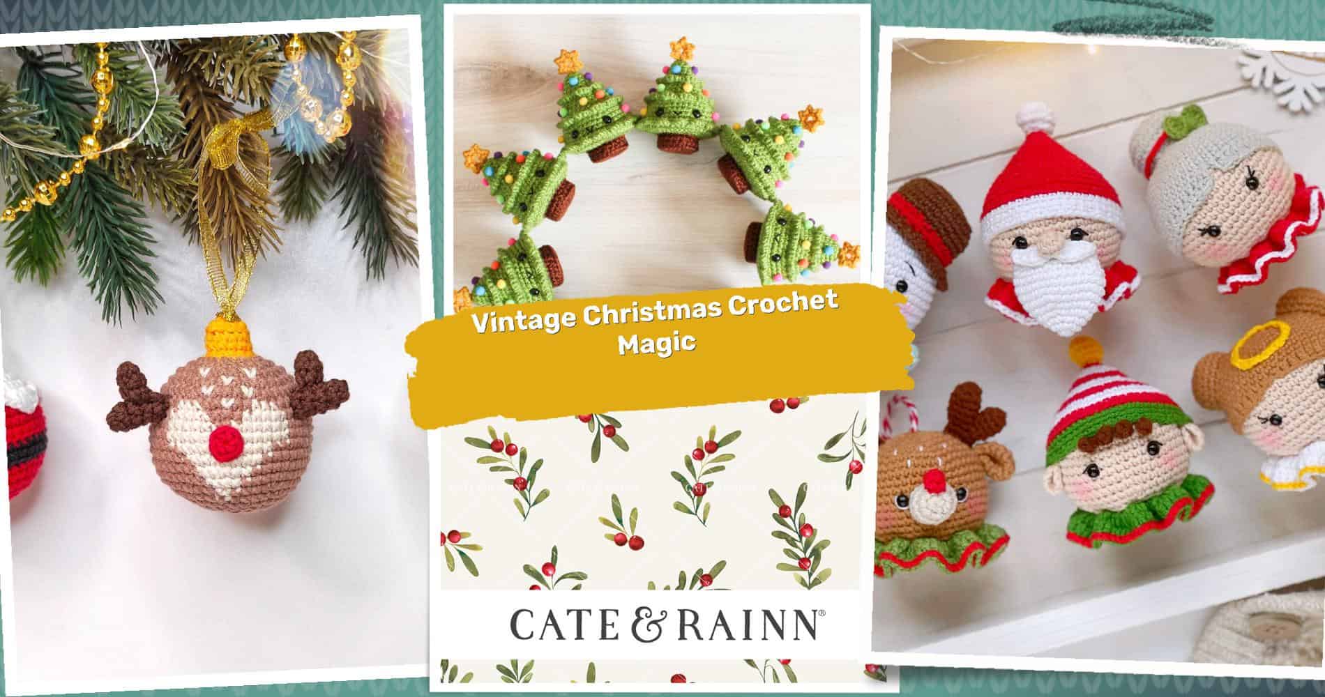 40 Vintage Christmas Crochet Patterns: Create Holiday Magic at Home!