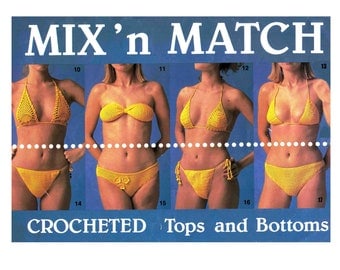 Mix N Match Swimsuit Crochet Pattern PDF