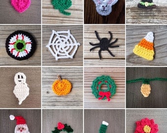 Holiday Crochet Patterns Bundle for Home Decor