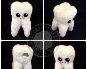 Sweet Tooth Crochet Pattern - Tooth Fairy Amigurumi
