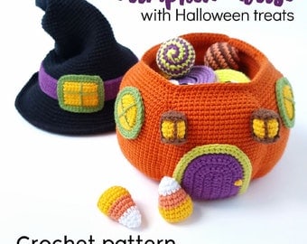 Halloween Pumpkin House Crochet Pattern