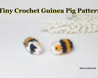 Amigurumi Tiny Guinea Pig Crochet Pattern PDF