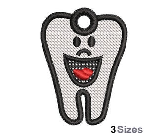 FSL Smiling Tooth Lace Embroidery Pattern, 3 Sizes