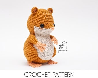Harley the Hamster Crochet Amigurumi Pattern