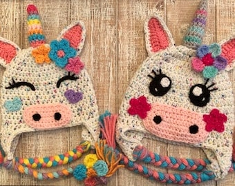 Spring Fever Unicorn Crochet Hat Pattern