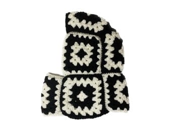 Granny Square Crochet Balaclava Pattern: One Size